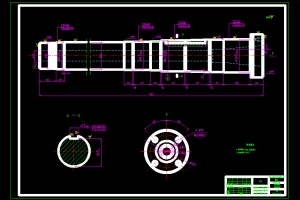 T611镗床主轴箱传动设计及尾柱设计(论文+DWG图纸)
