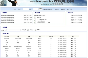 在线电影网(计算机Java/jsp毕业设计)