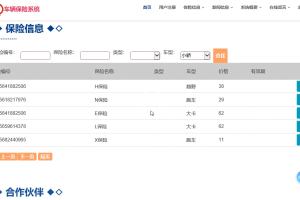 ssm车辆保险系统